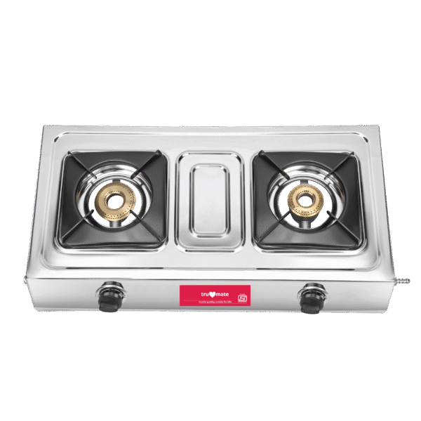 truflame SS2CIB/1401 – Heavy Duty 2 Burner Gas Stove with Cast Iron Burners