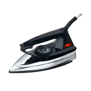 trumate trucrease DY 2201 – 1000 W Dry Iron with Non-Stick PTFE Soleplate, LED Indicator & Adjustable Temperature Control Black