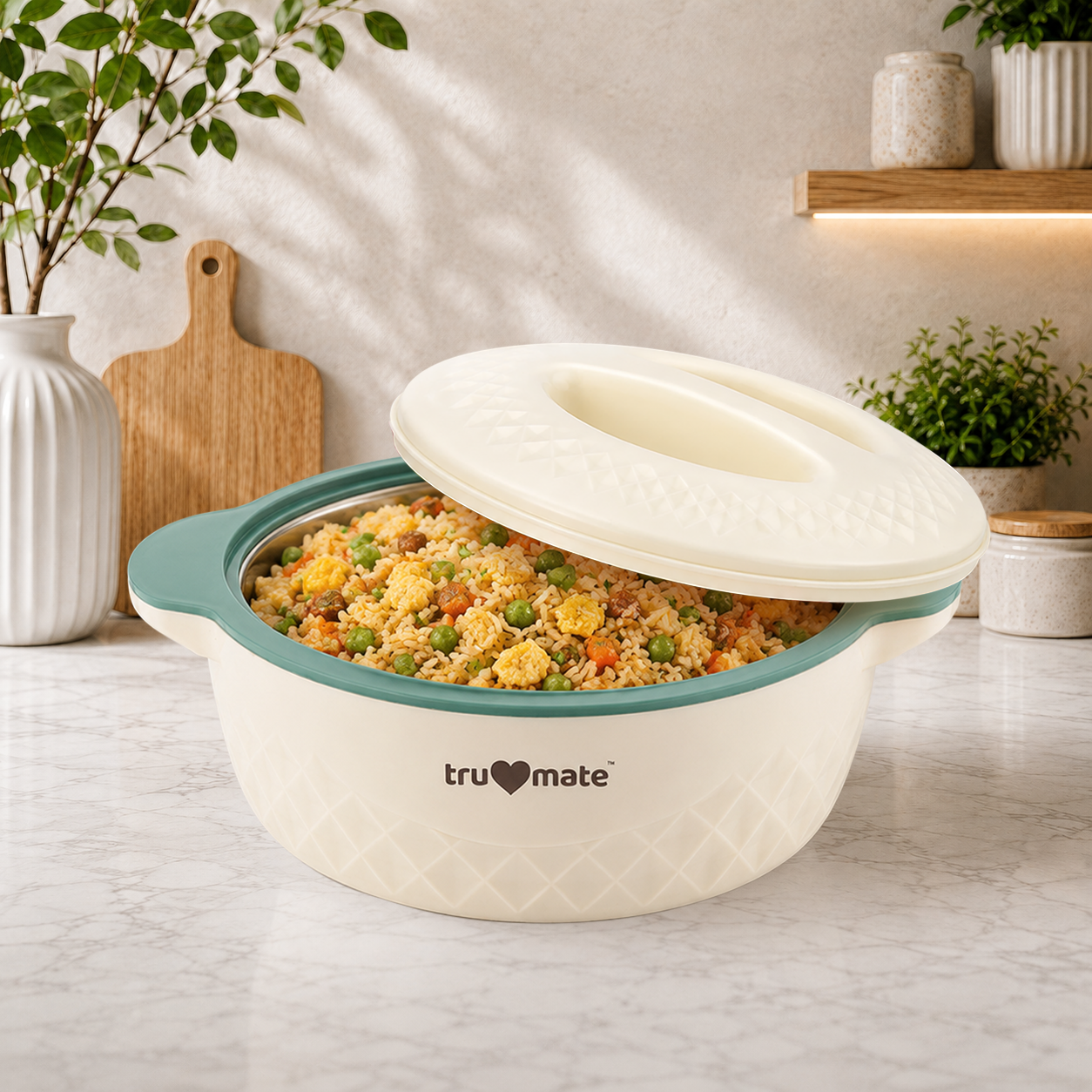 trumate truserve CRP 1700 – Premium Insulated Casserole with Stainless Steel Inner, Green - Image 7