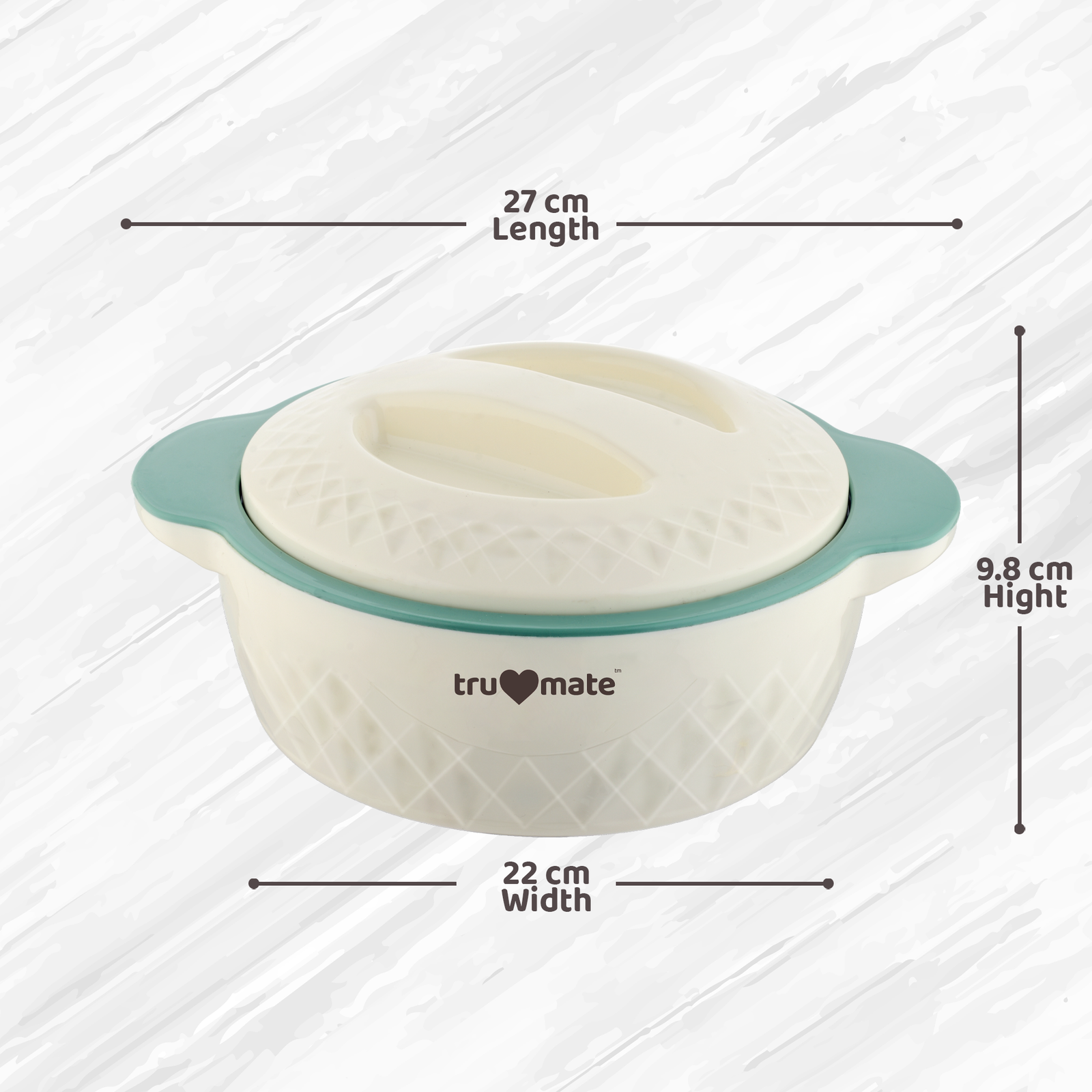 trumate truserve CRP 1700 – Premium Insulated Casserole with Stainless Steel Inner, Green - Image 2